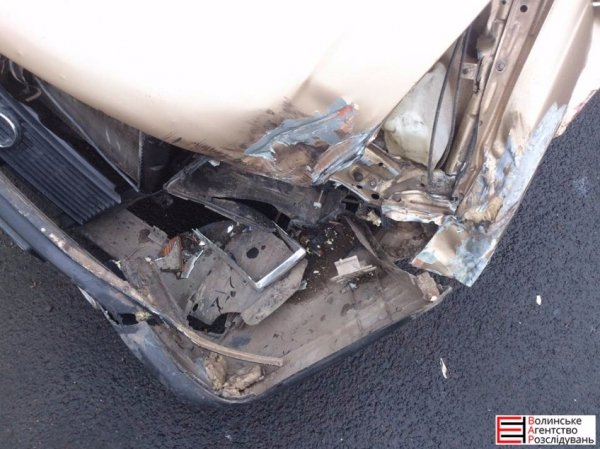ДТП у Луцьку: потрощена «Ауді». ФОТО
