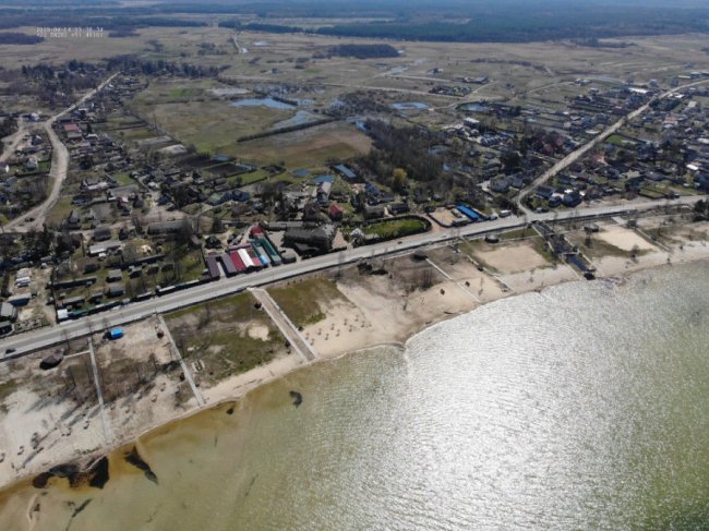 Весняний Світязь і оновлена набережна з висоти пташиного польоту. ФОТО
