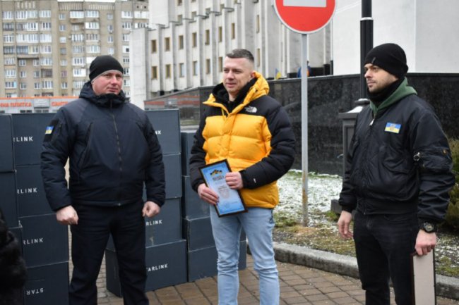 Волинські військові отримали комплекси «Starlink»