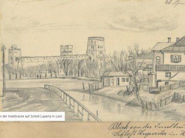 Луцьк на столітніх малюнках німецького солдата