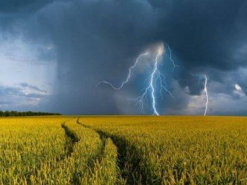 На Волині у суботу, 26 червня, прогнозують грози та шквал 
