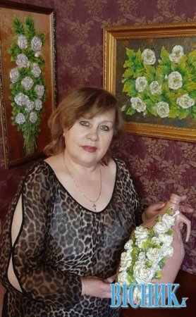 Волинська майстриня ліпить картини з тіста. ФОТО