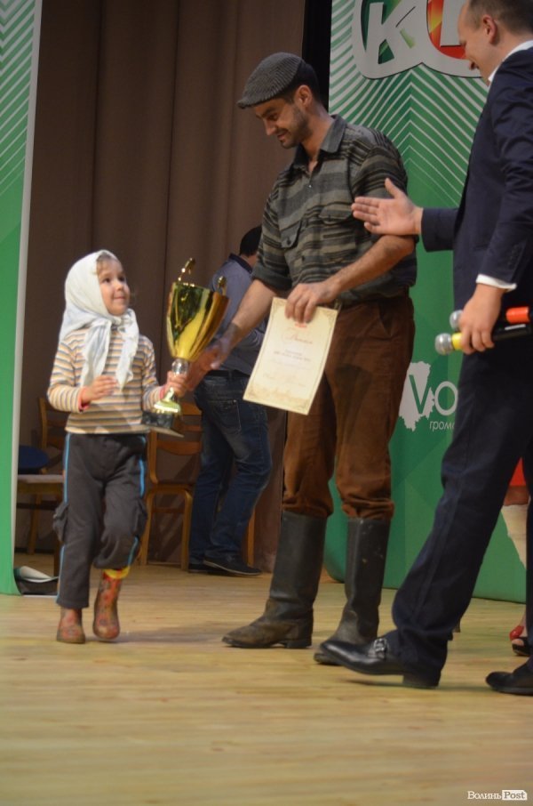 Кубок Луцька з КВНу завоювала маленька дівчинка. ФОТО