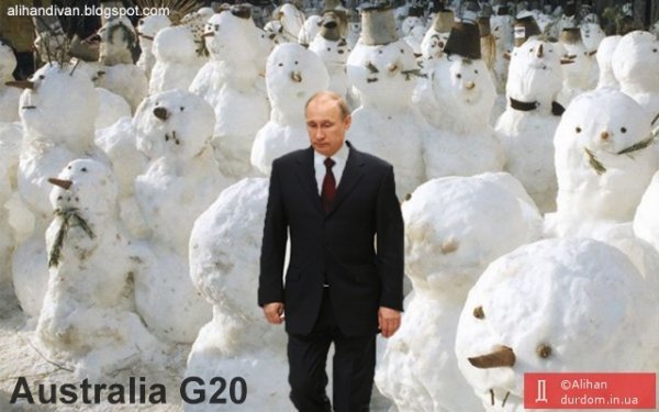 Путін і коала на саміті великої двадцятки. ФОТОЖАБИ 