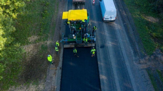 На Волині триває капремонт міжнародної автодороги. ФОТО