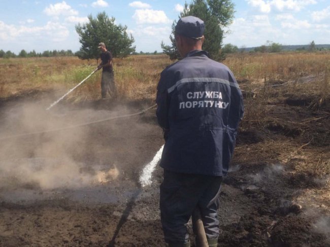 На Волині через людську недбалість горіли торфовища