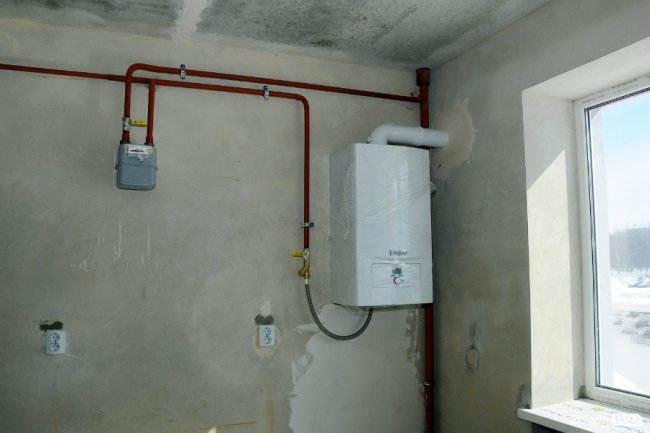 Газовий котел «Vaillant» в одній з квартир у ЖК «Caramel Residence»