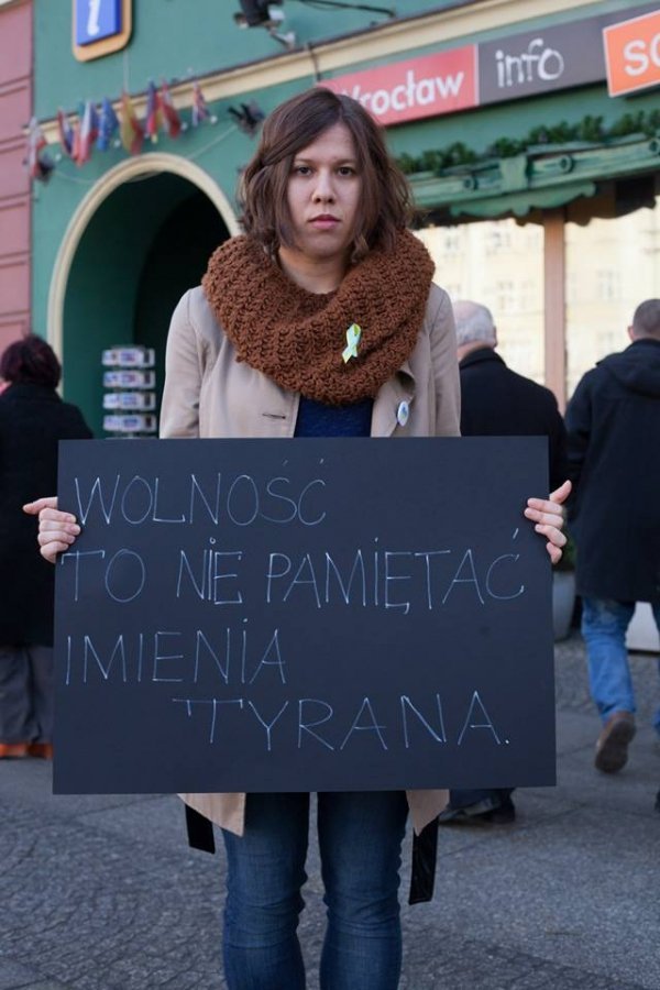 Просимо не вбивати, - поляки про ситуацію в Україні. ФОТО