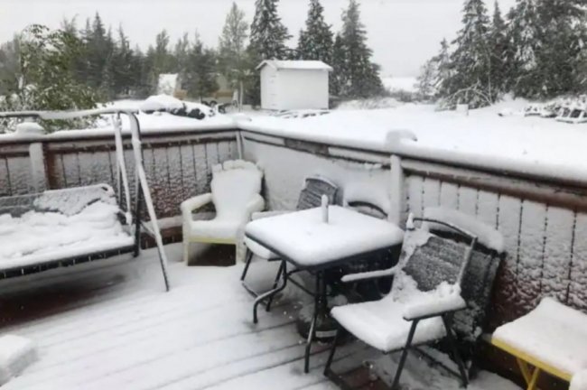 Серед літа схід Канади засипало снігом. ФОТО