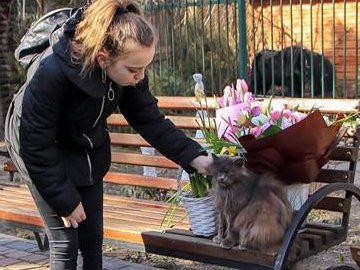 Квіти, усмішки і діти: як минуло 8 березня у Луцькому зоопарку. ФОТО
