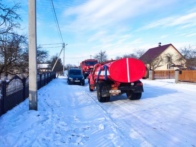 Через піч на Волині горів житловий будинок