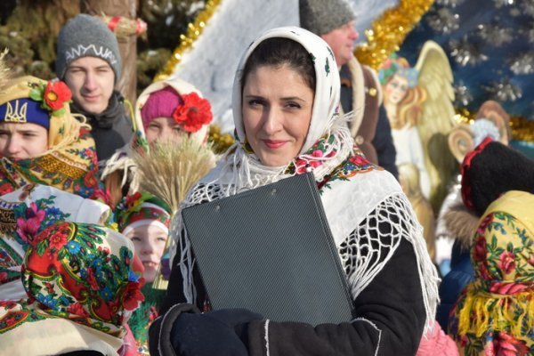 У Луцьку вперше встановили Різдвяного Дідуха