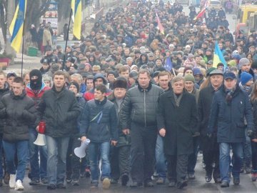 Хода до «площі Героїв Майдану» в Луцьку. ФОТО. ВІДЕО