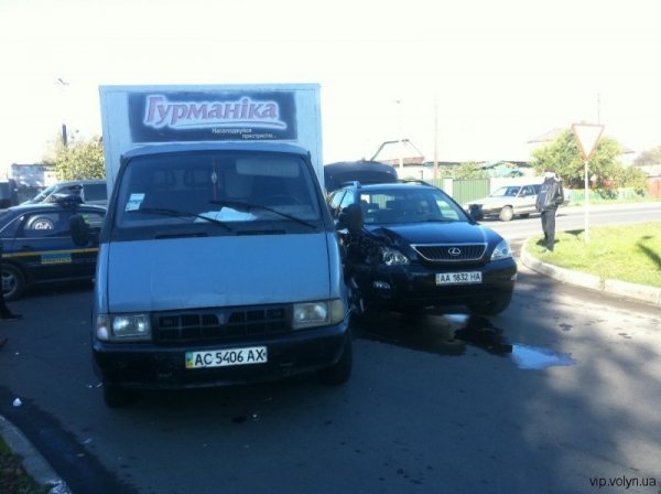 У Ковелі машина народного депутата потрапила у ДТП. ФОТО