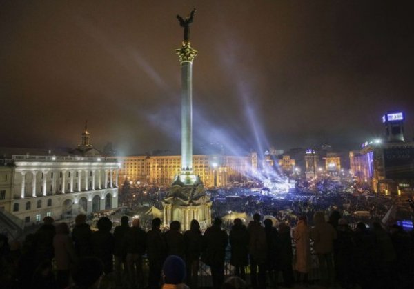 Як зустрічали Новий рік на Майдані у Києві. ФОТО