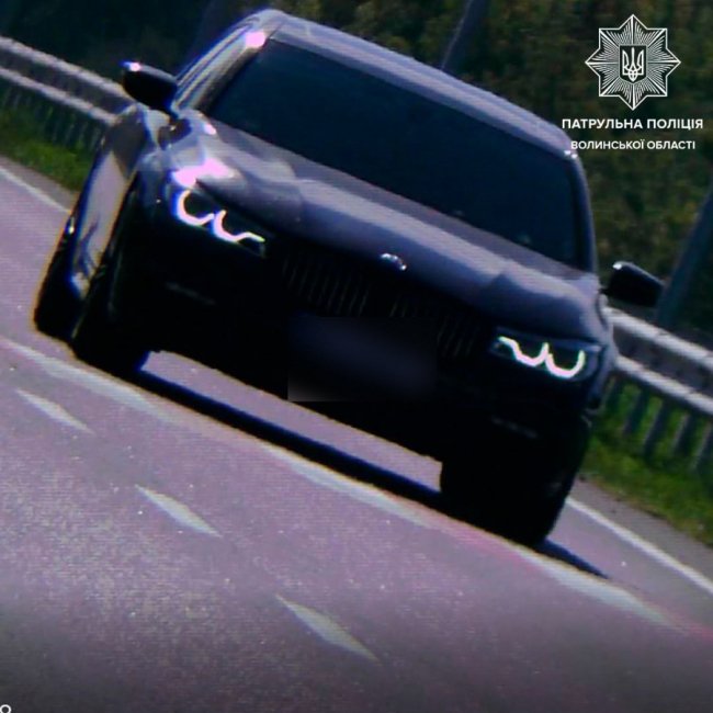 Втричі перевищив швидкість: на Волині затримали водія-порушника