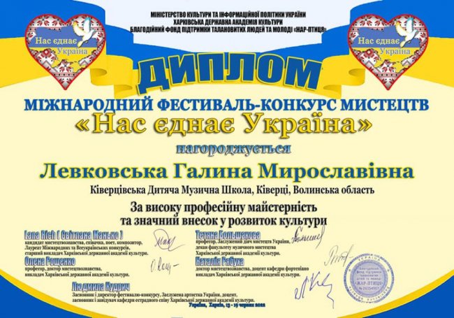 Волинська піаністка стала лауреатом міжнародного конкурсу