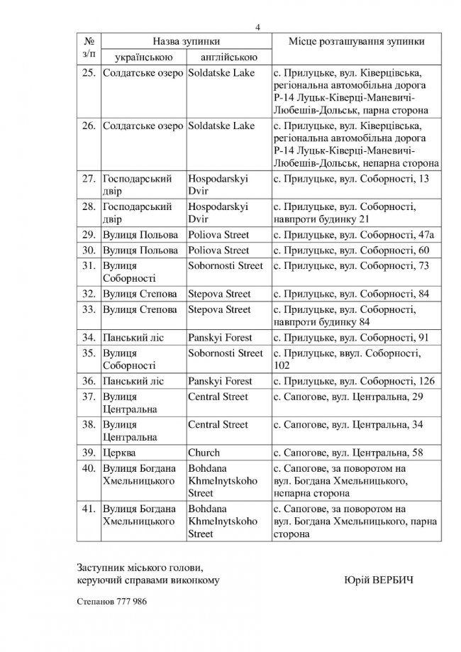 Де у Прилуцькому, Дачному, Жабці та Сапоговому зупинятимуться маршрутки