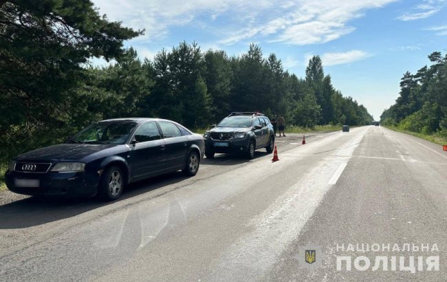 На Волині велосипедист зіткнувся з автівкою: його госпіталізували