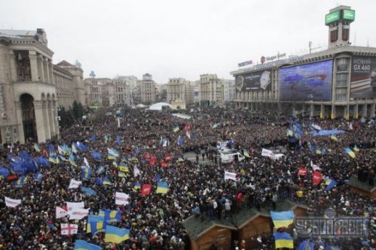 Євромайдан повернувся на Майдан Незалежності. ФОТО