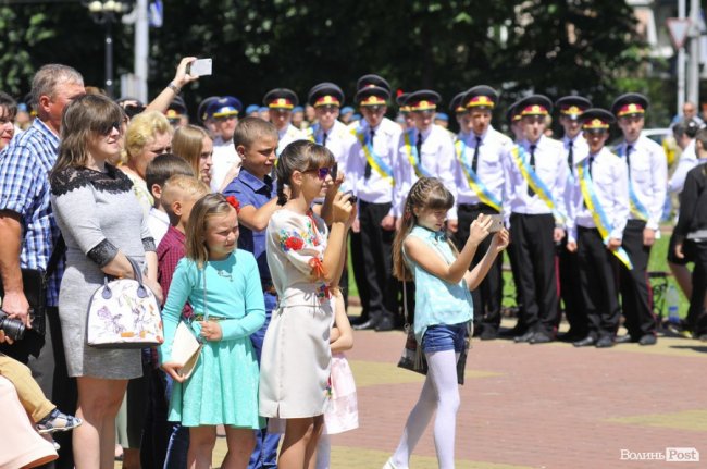 Фото випускного у військовому ліцеї в Луцьку