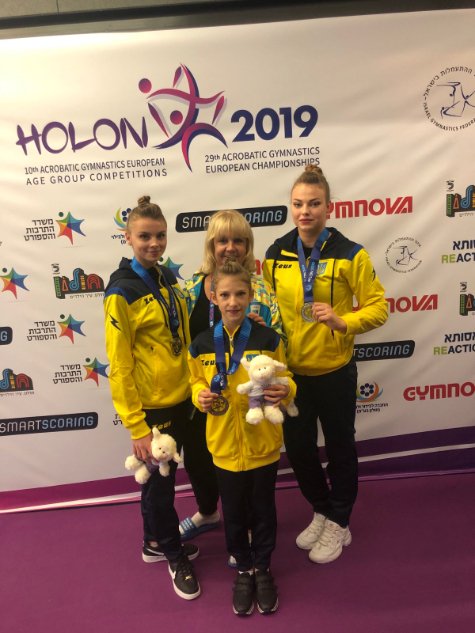 Волинянки завоювали два «срібла» на чемпіонаті Європи зі спортивної акробатики