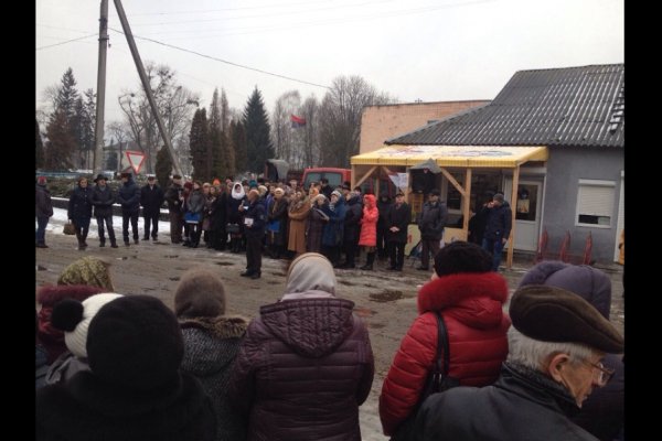 Як у центрі Луцька протестанти святкували Різдво
