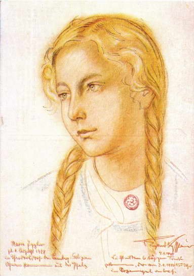 Волинські німці на малюнках 1940 року. ФОТО