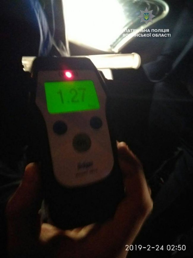 У Луцьку п'яний водій тицяв патрульним «кілька купюр». ФОТО