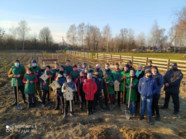 У селі на Волині школярі створили дендропарк. ФОТО