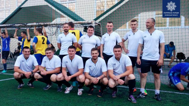 Волинські правоохоронці визначали сильнішого на міні-футбольному полі. ФОТО