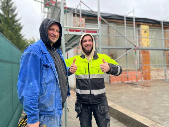 В громаді на Волині будівельники зі Швеції зводять житло для переселенців