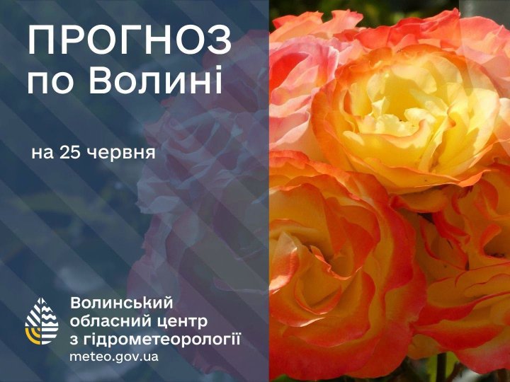 Якою буде погода у Луцьку та на Волині у четвер, 25 червня