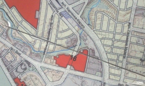 18 - місце майбутньої забудови