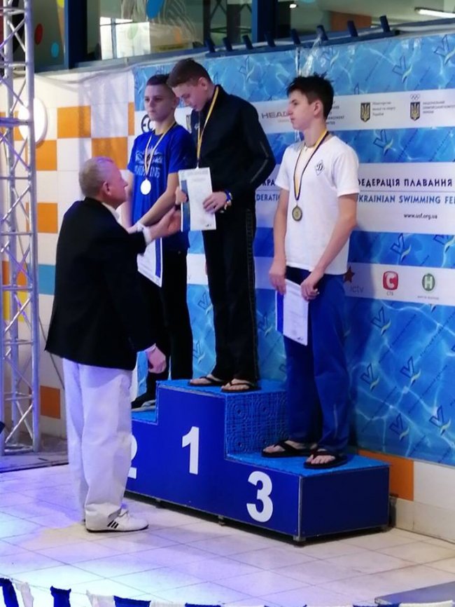 Юний плавець з Луцька взяв «срібло» на чемпіонаті України. ФОТО