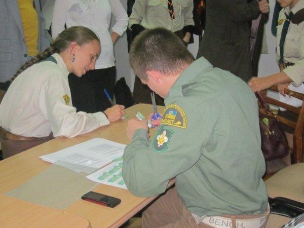 Пластова ніч у луцькій бібліотеці. ФОТО