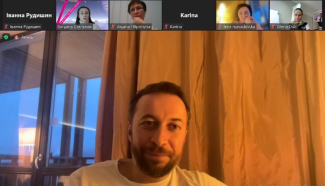 Азад Сафаров. Знімок екрана під час онлайн-дискусії