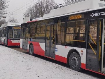 Як у Луцьку сьогодні, 8 грудня, курсуватимуть тролейбуси