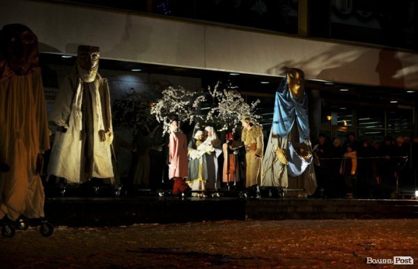 «Різдво у Луцьку»: вражаюче театральне дійство від гостей зі Львова