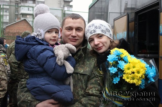 Волинські правоохоронці повернулися із зони  АТО. ФОТО