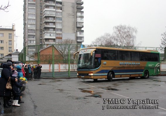 Волинські правоохоронці повернулися із зони  АТО. ФОТО