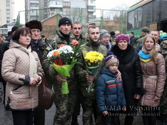 Волинські правоохоронці повернулися із зони  АТО. ФОТО