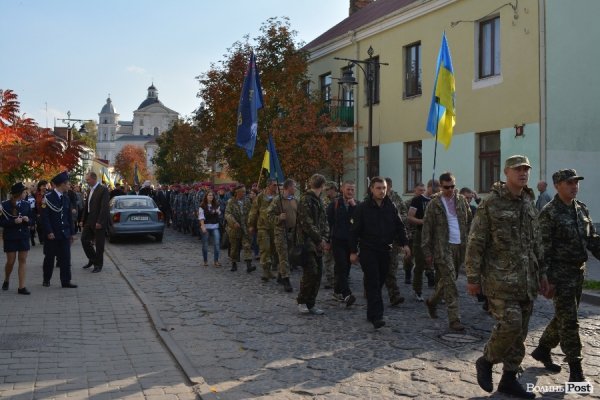 Марш героїв у Луцьку. ФОТО. ВІДЕО