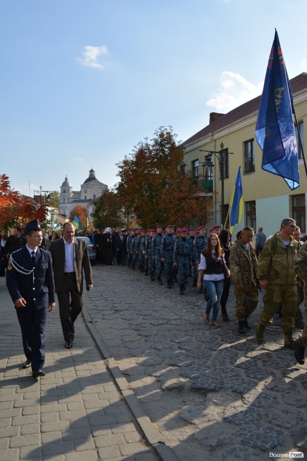 Марш героїв у Луцьку. ФОТО. ВІДЕО