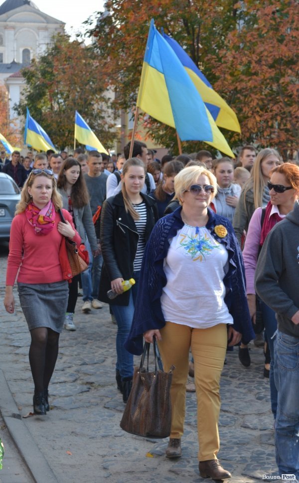 Марш героїв у Луцьку. ФОТО. ВІДЕО