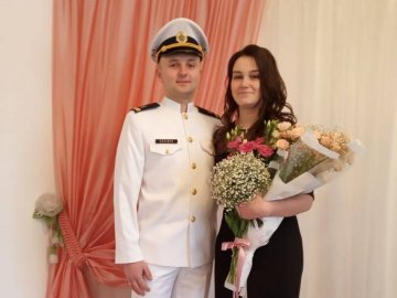 На Волині одружилися офіцери Військово-морських сил