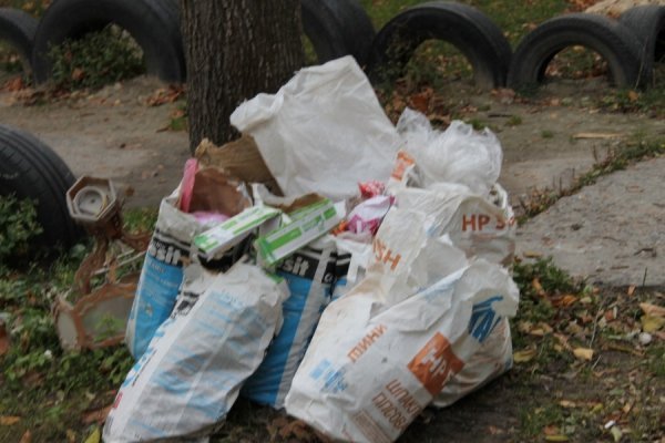 Лучани перетворили свій двір на смітник. ФОТО