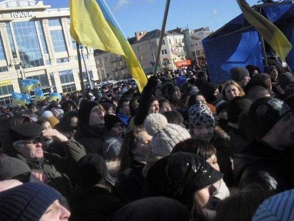 Перший день страйку в Луцьку. ФОТО. ВІДЕО