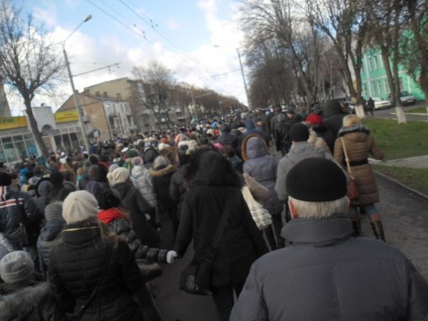 Перший день страйку в Луцьку. ФОТО. ВІДЕО