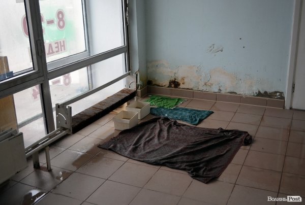 Через відлигу затоплює Будинок побуту в Луцьку. ФОТО